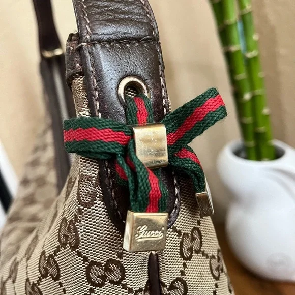 GUCCI CANVAS MONOGRAM HOBO - Picture 4 of 16